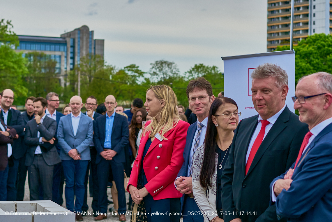 11. Mai 2017 - Grundsteinlegung für die LOGE und dem Kulturquadrat in Neuperlach